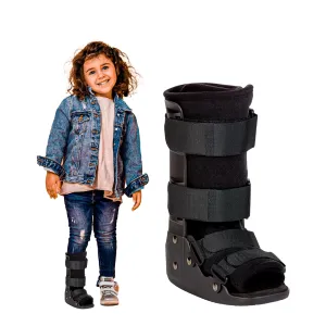 ProtechTor Mini Moonboot Pediatric Walker |Kids Cam Walker | Youth Walking Boot for Broken Foot | Medical Foot Brace | Kid's Stress Metatarsal Bone Fracture| Kids Broken Toe or Foot (Medium)