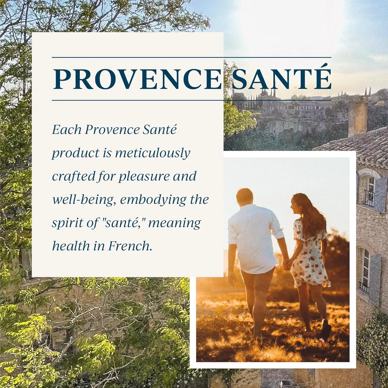 Provence Sante Cleansing Bath & Shower Gel - Moisturizing Almond Oil Body Wash for Dry Skin - Nourishing Calming Lavender Scent - Made in France - 10.2 Oz