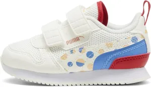 PUMA Shoes Kids R78 Hook and Loop Sneaker, Warm White-Blue Skies-Chamomile, 6 US Unisex Toddler