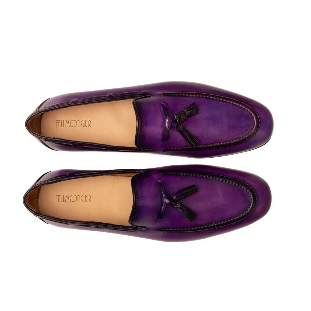 Purple Washed Patina Tassel Loafer