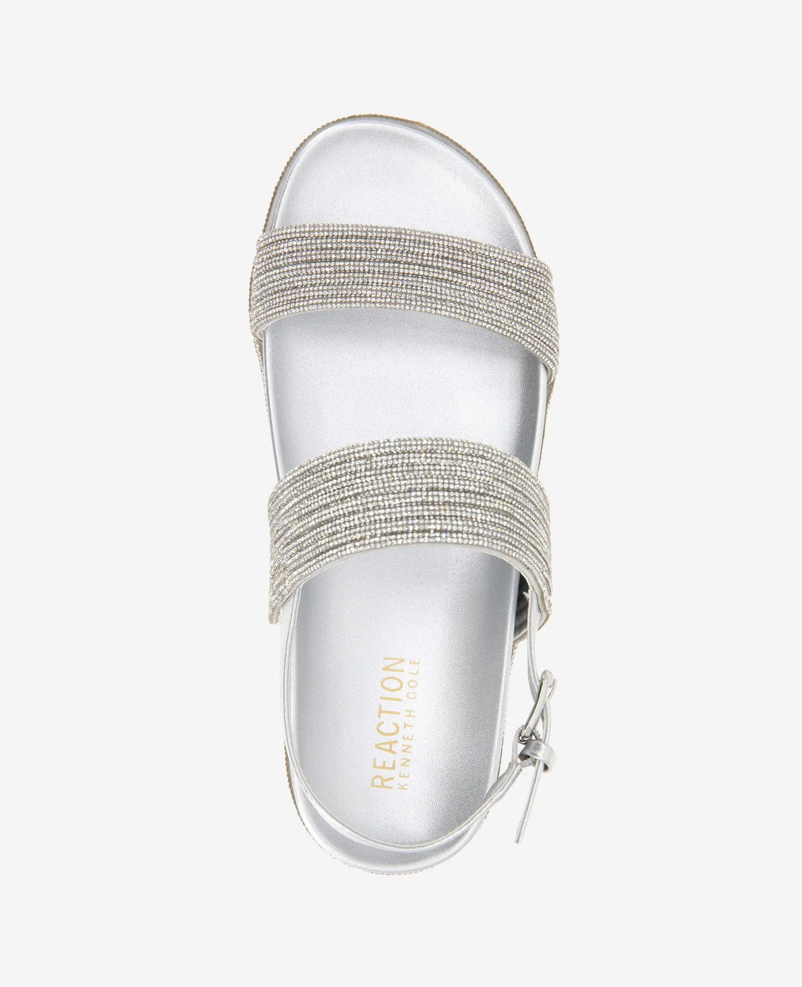 REACTION - Debra Two Band Crystal Sandal