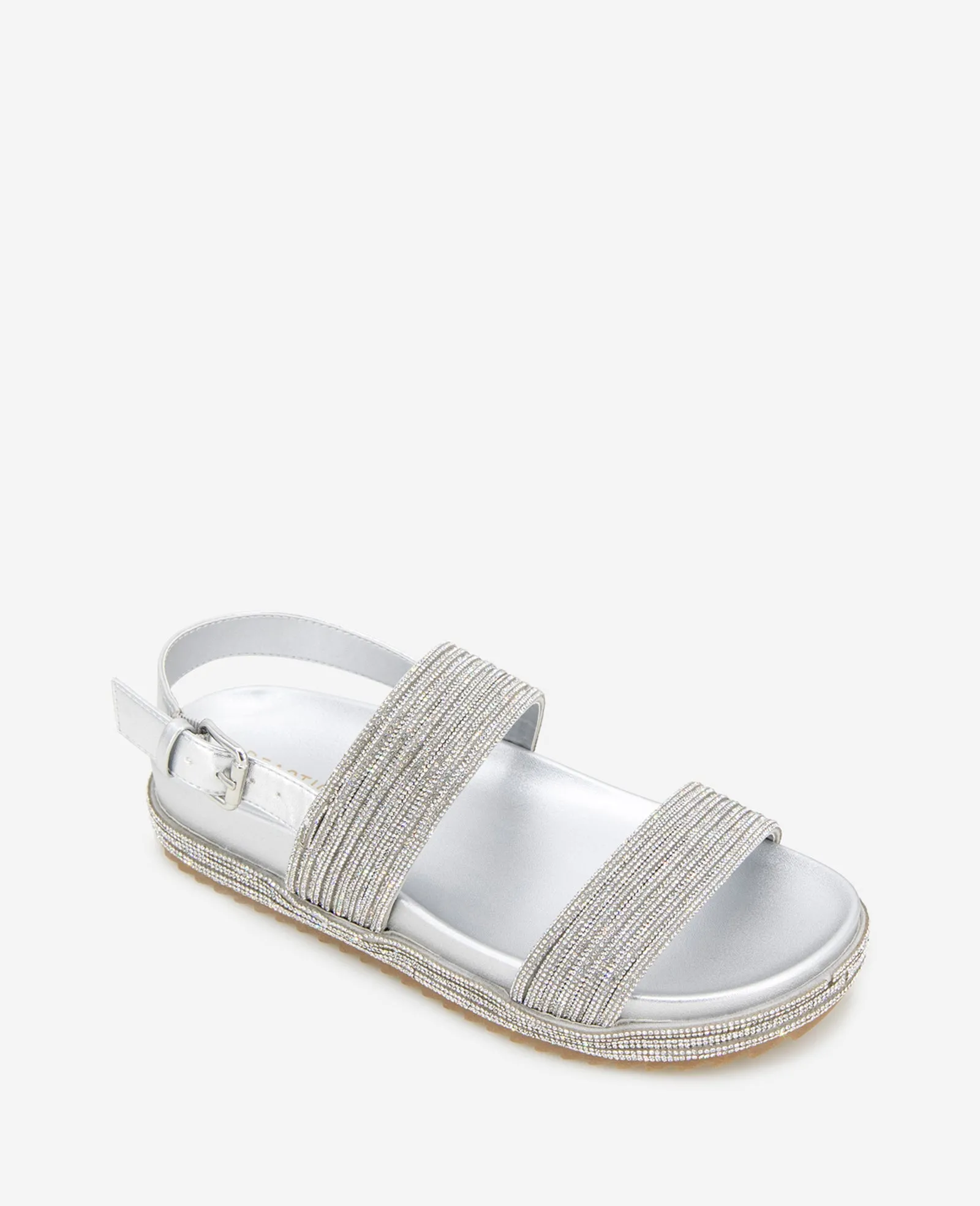 REACTION - Debra Two Band Crystal Sandal