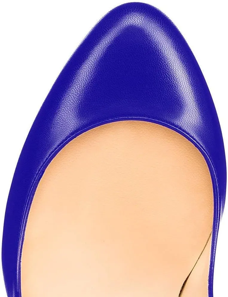 Round Toe Women Stiletto High Heel Dress Pump Closed Toe Shoe Closed Office Special Dressy Casua Wedding Pump Shoes