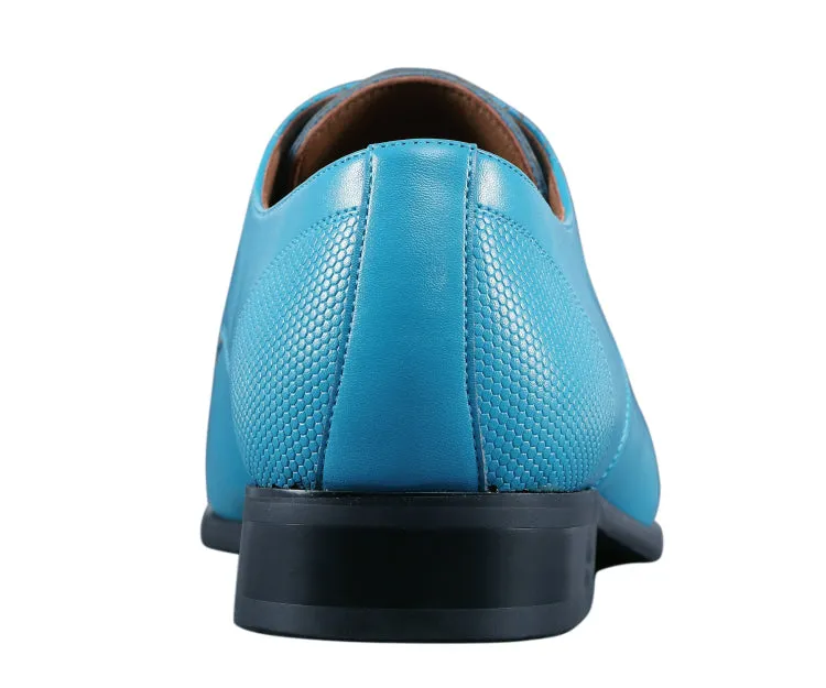 Russo Teal Cap Toe Shoes