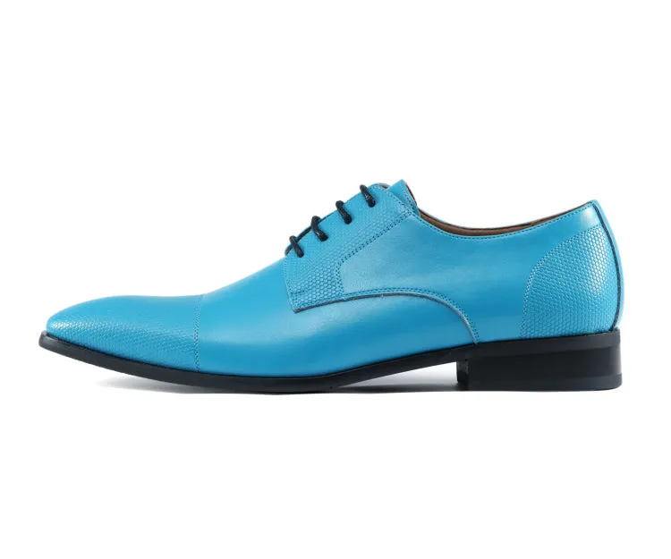 Russo Teal Cap Toe Shoes