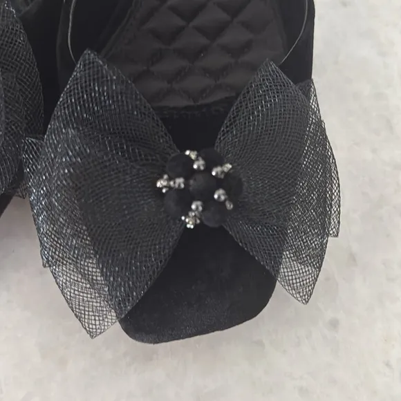 Sam Edelman Black Velvet Pump