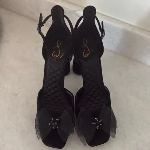 Sam Edelman Black Velvet Pump