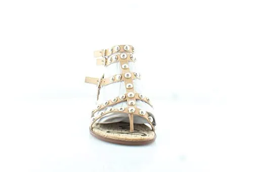 Sam Edelman Womens Eavan Natural Sand Strappy Sandals 7 W
