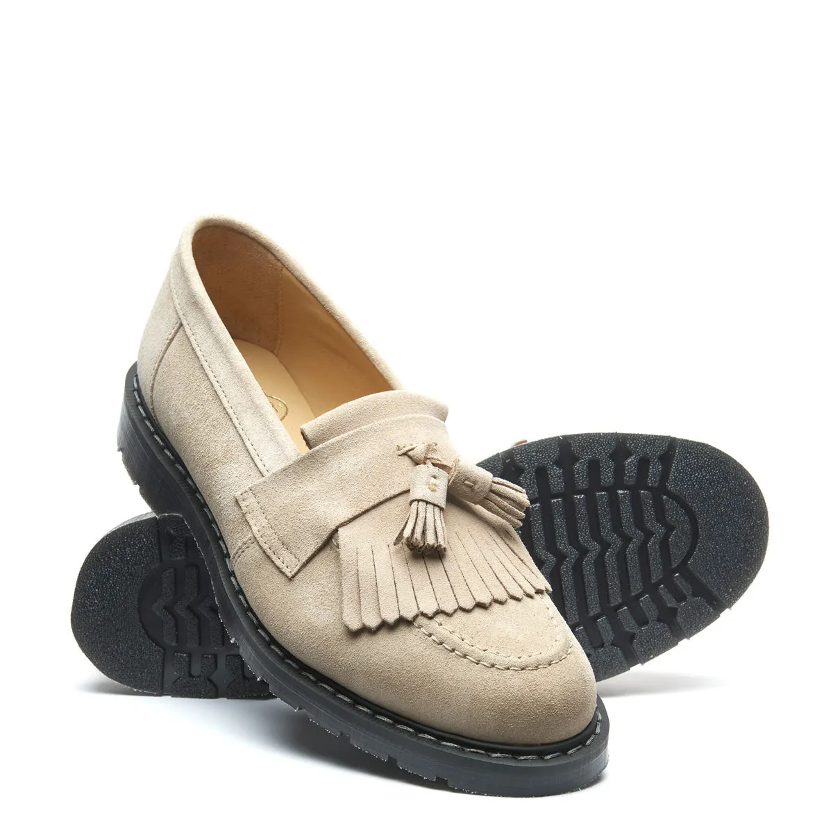 Sand Suede Tassel Loafer