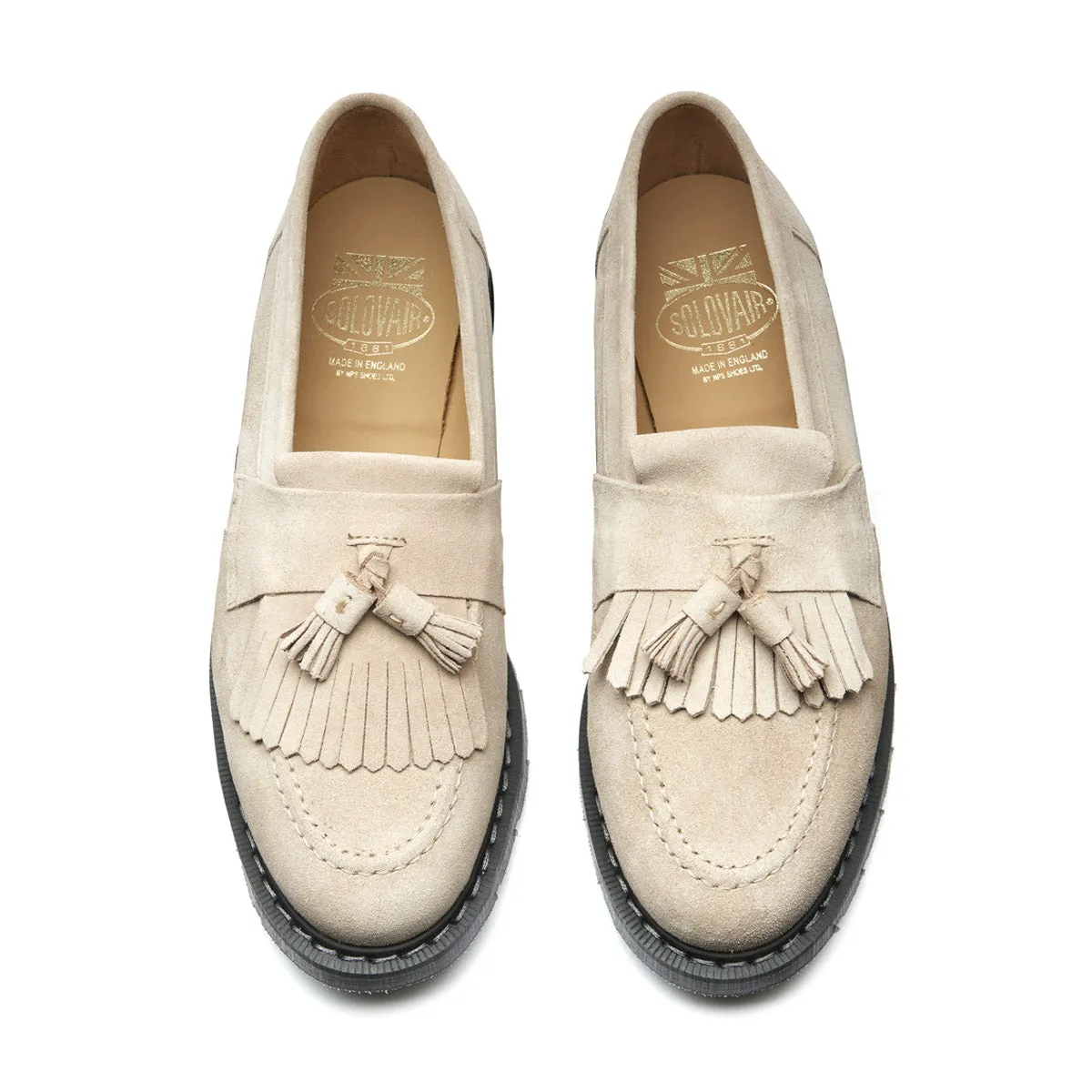 Sand Suede Tassel Loafer
