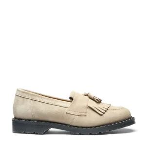 Sand Suede Tassel Loafer