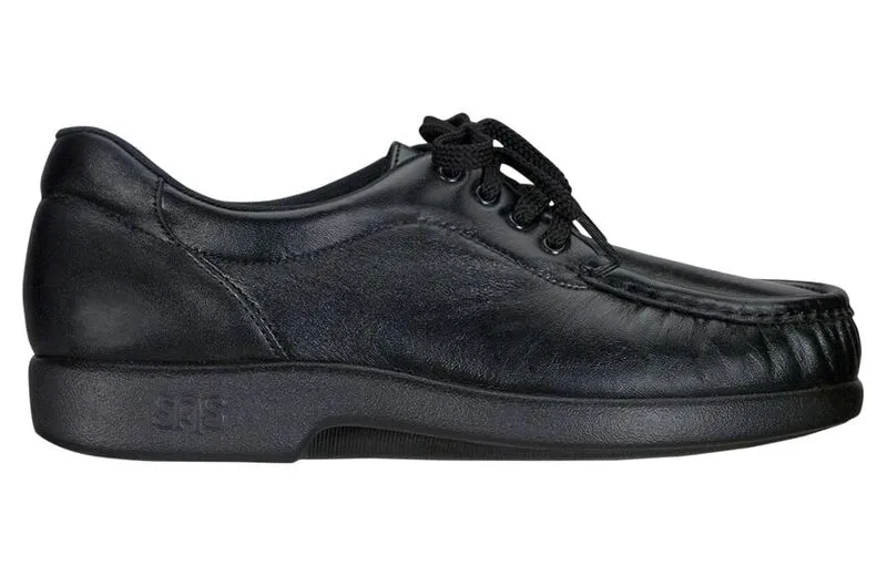 SAS Women's Take Time Lace Up Loafer Black