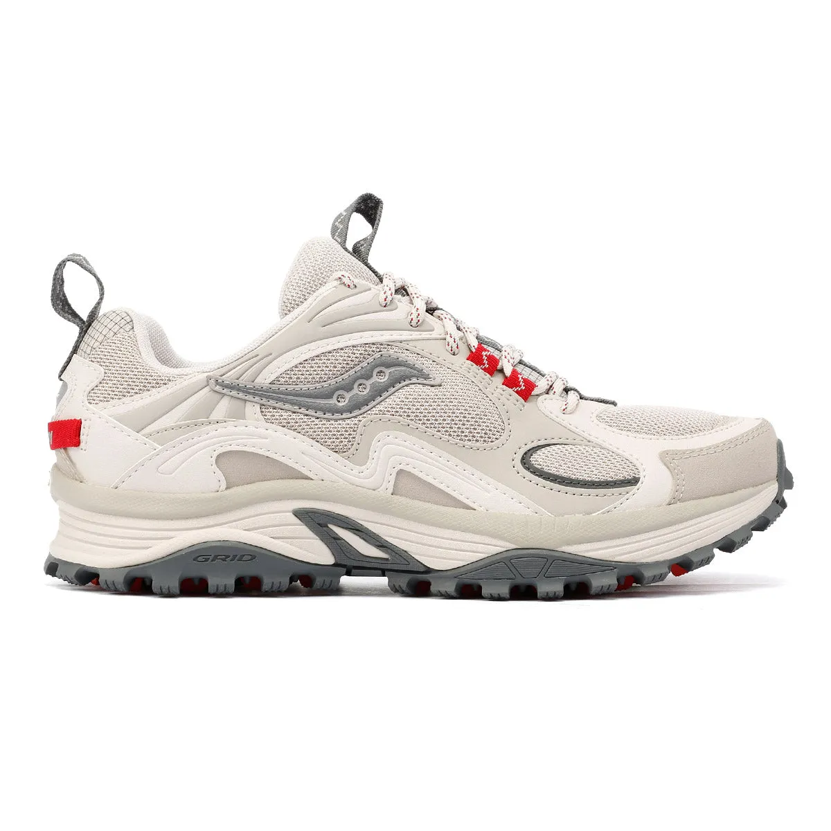 Saucony - S70896-2 UNISEX GRID AURA X DOVE/RED