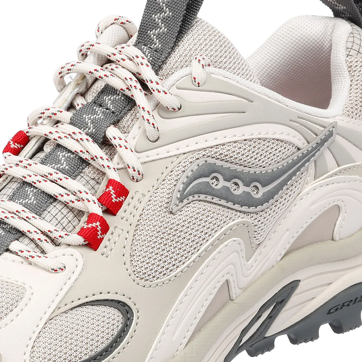 Saucony - S70896-2 UNISEX GRID AURA X DOVE/RED