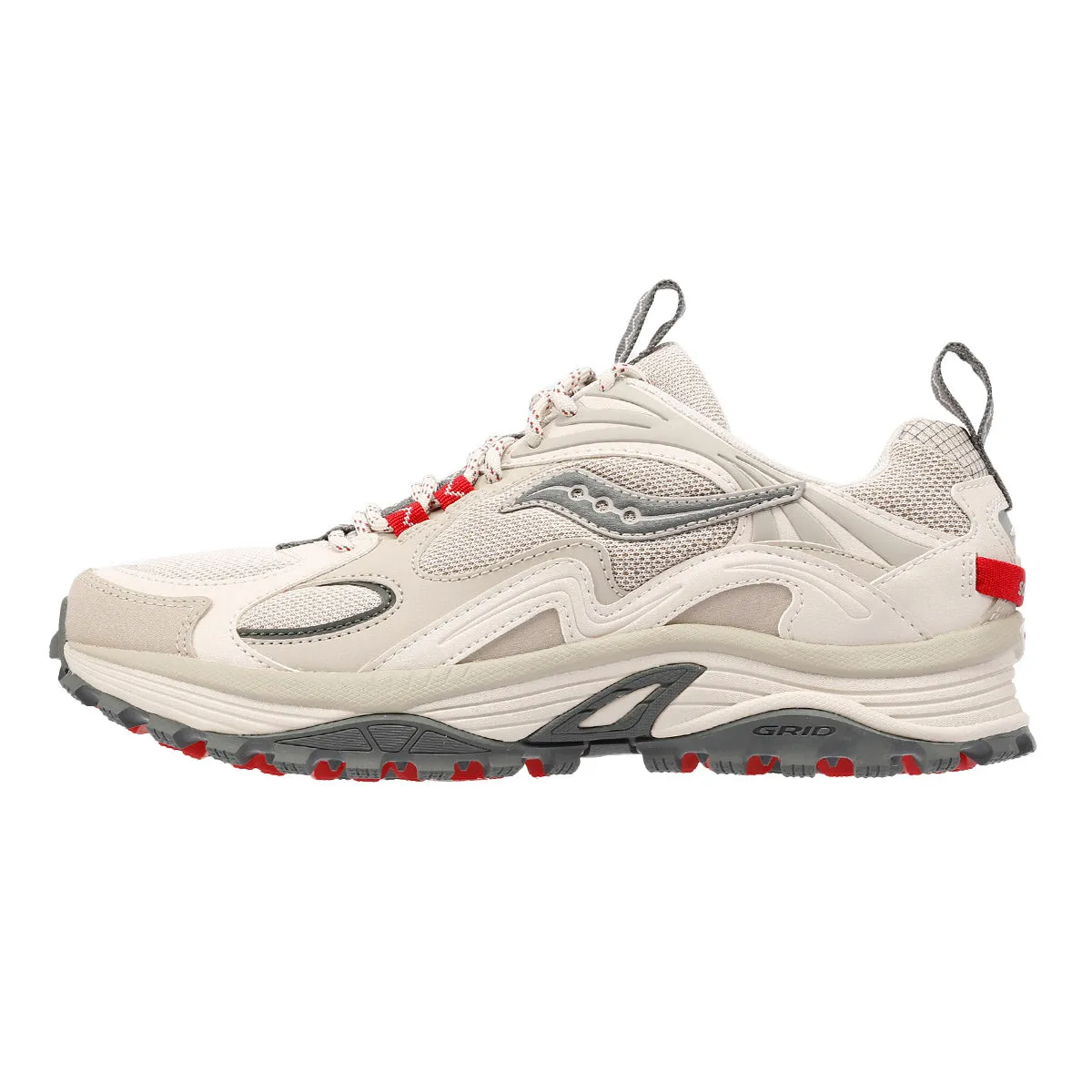 Saucony - S70896-2 UNISEX GRID AURA X DOVE/RED