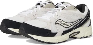 Saucony Unisex Ride Millennium Sneaker, White/Black, 10 US Men