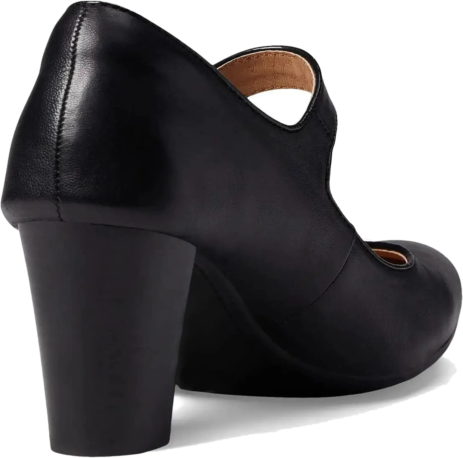 SHODENSE Women Chunky High Heel Mary Jane Suede Pumps Shoes Round Closed Toe Ankle Strap Dress Sandals 3" Block Heel Mary Jane Lolita Pumps Two-Toned Buckle Office Work Wedding Retro 4-11 M US