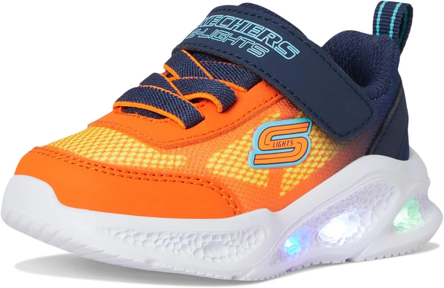SKECHERS Boy's Meteor-Lights-krendo Sneaker