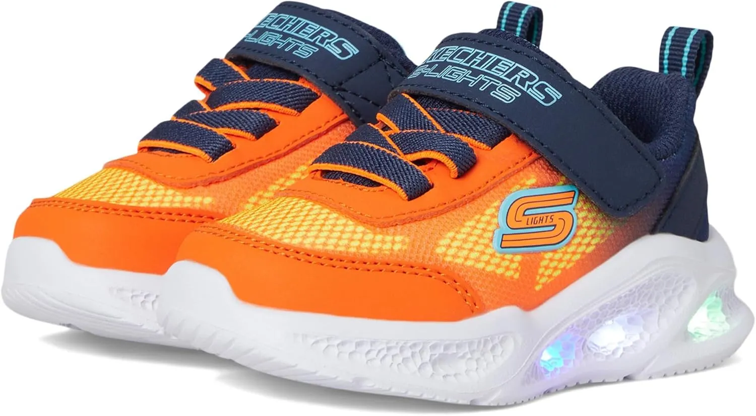 SKECHERS Boy's Meteor-Lights-krendo Sneaker