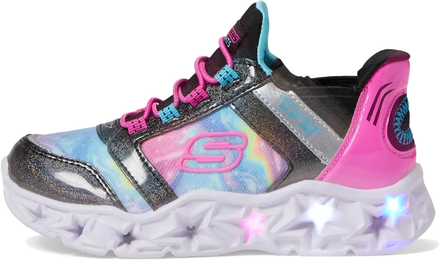 Skechers Girl's Galaxy Lights-Tie Dye Takeo Sneaker