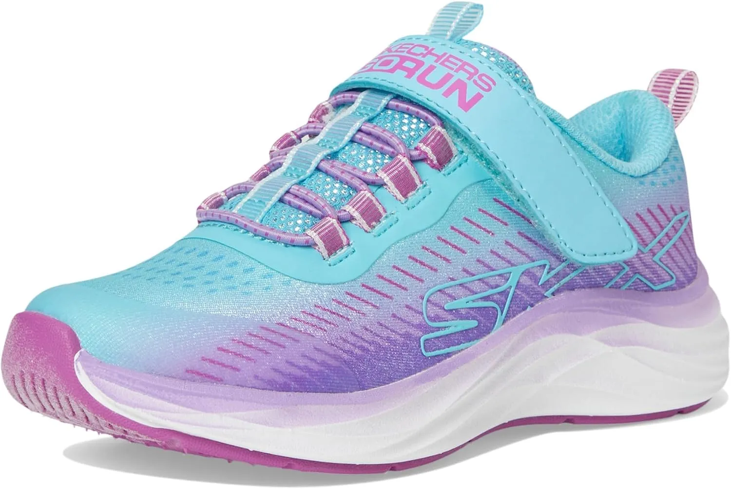 Skechers Girl's Go-Run Accelerate-Glitter Soul Sneaker