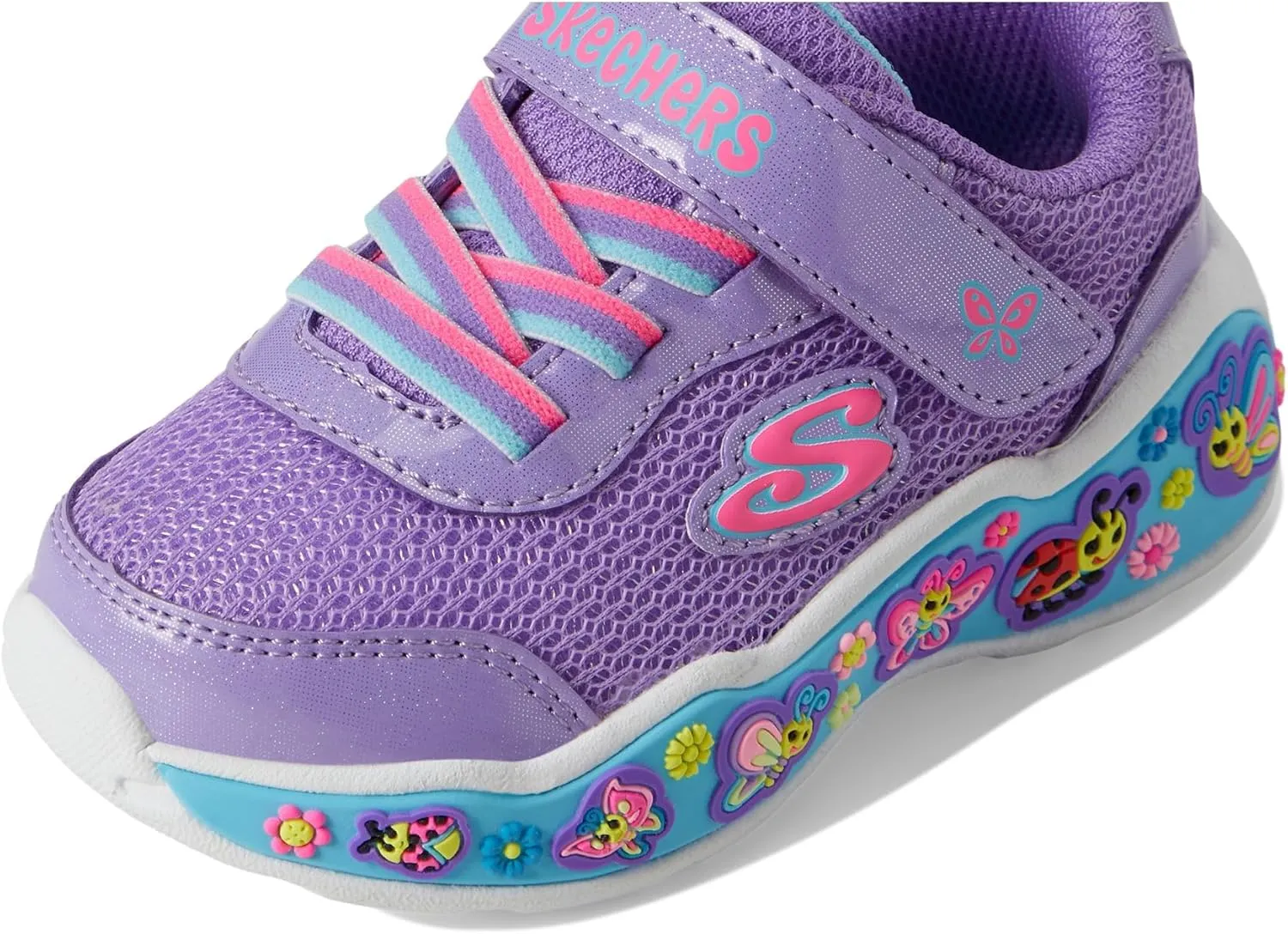 SKECHERS Girl's Play Scene-Fun Squad Sneaker