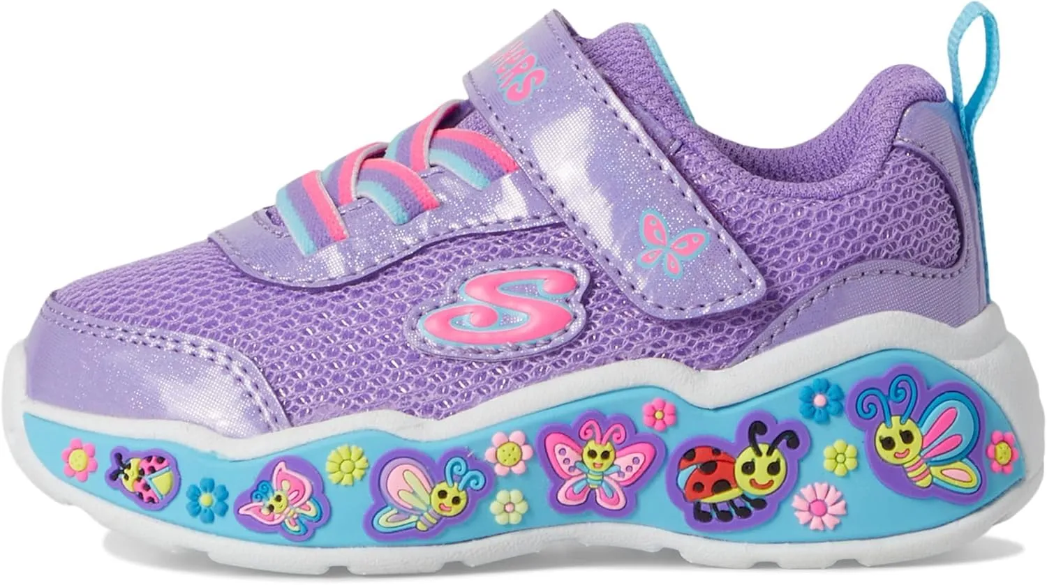 SKECHERS Girl's Play Scene-Fun Squad Sneaker