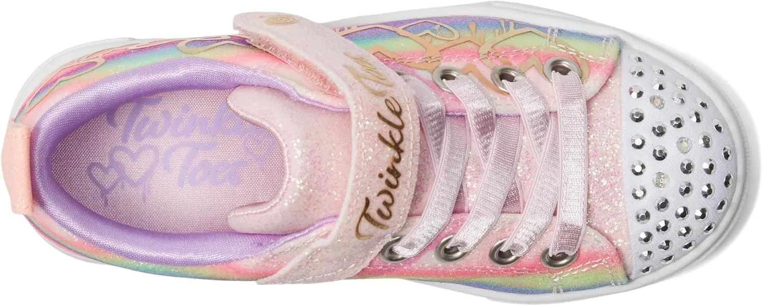 Skechers Girl's Twinkle Sparks-Ombre Love Sneaker