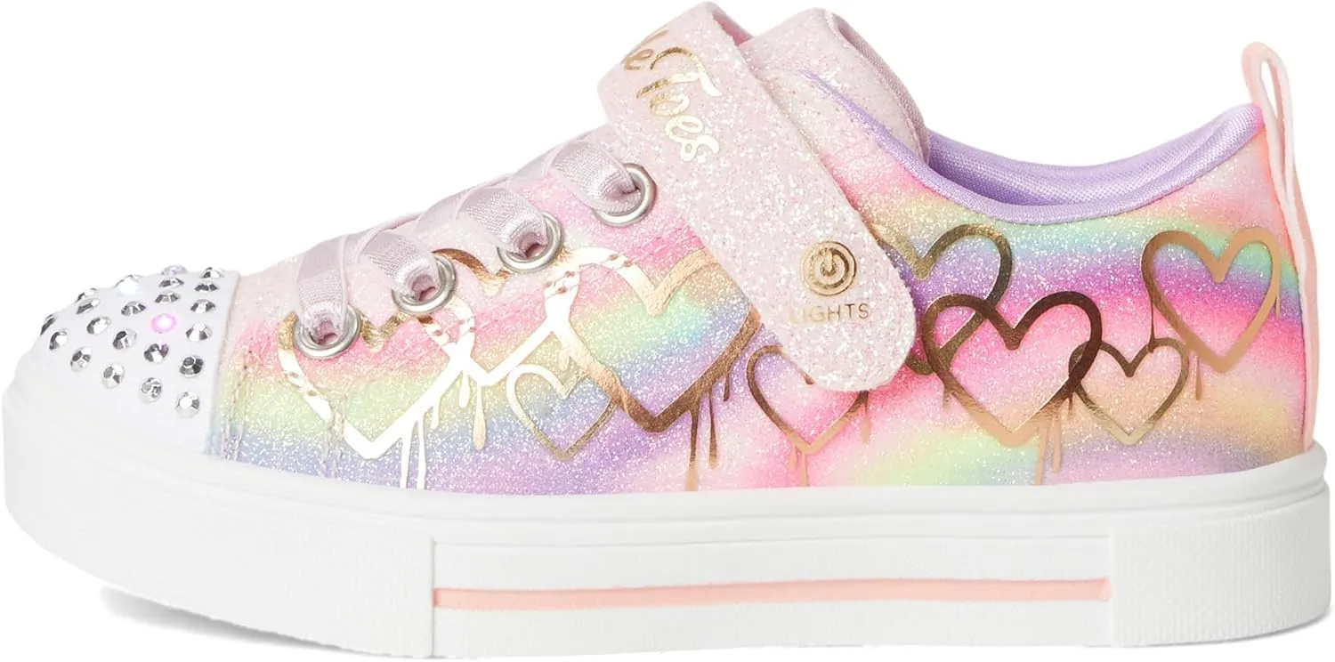 Skechers Girl's Twinkle Sparks-Ombre Love Sneaker