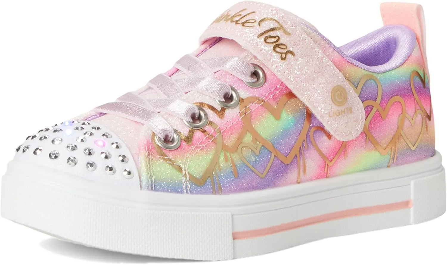 Skechers Girl's Twinkle Sparks-Ombre Love Sneaker