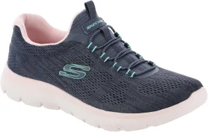 Skechers Sport Women's Women's Summits Fun Flare Sneaker, NVMT=Navy Multi, 6