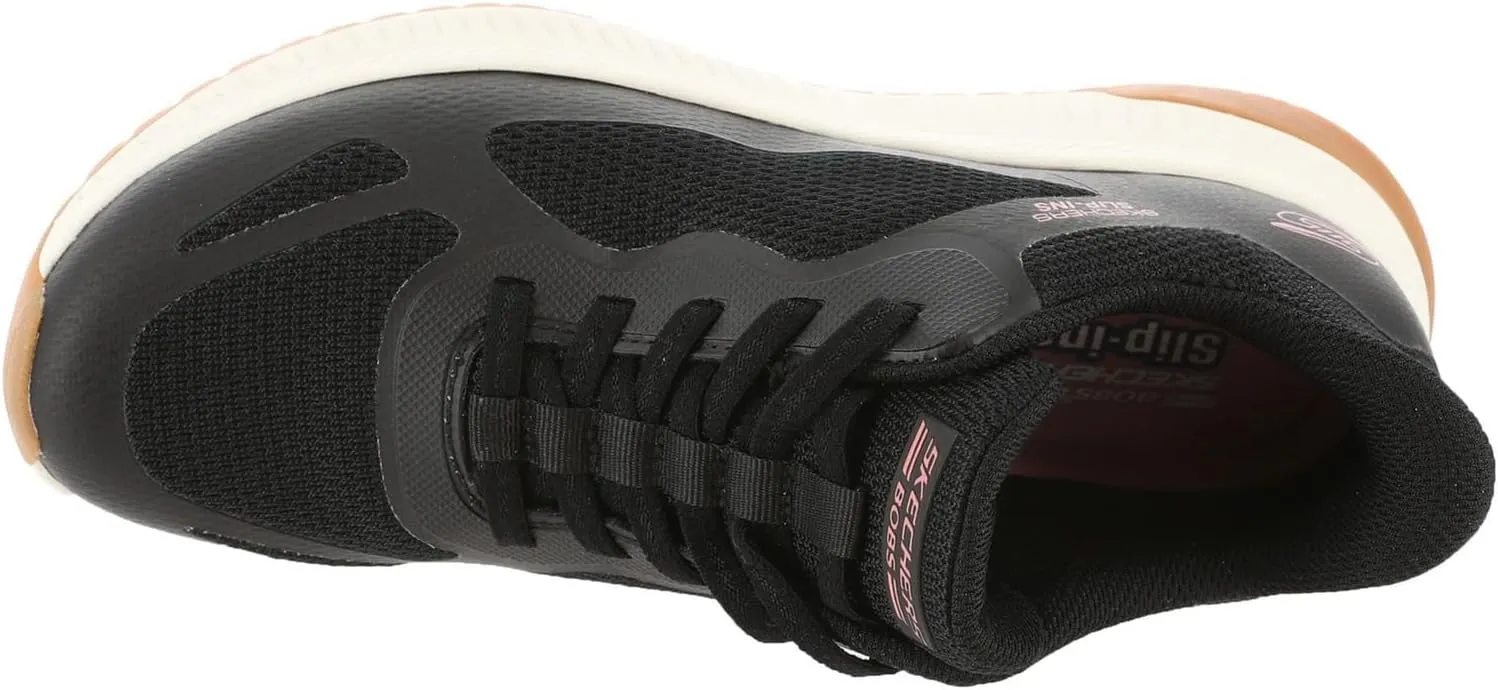 Skechers Women's Hands Free Slip-ins Bobs Squad 4-Staple Look Sneaker