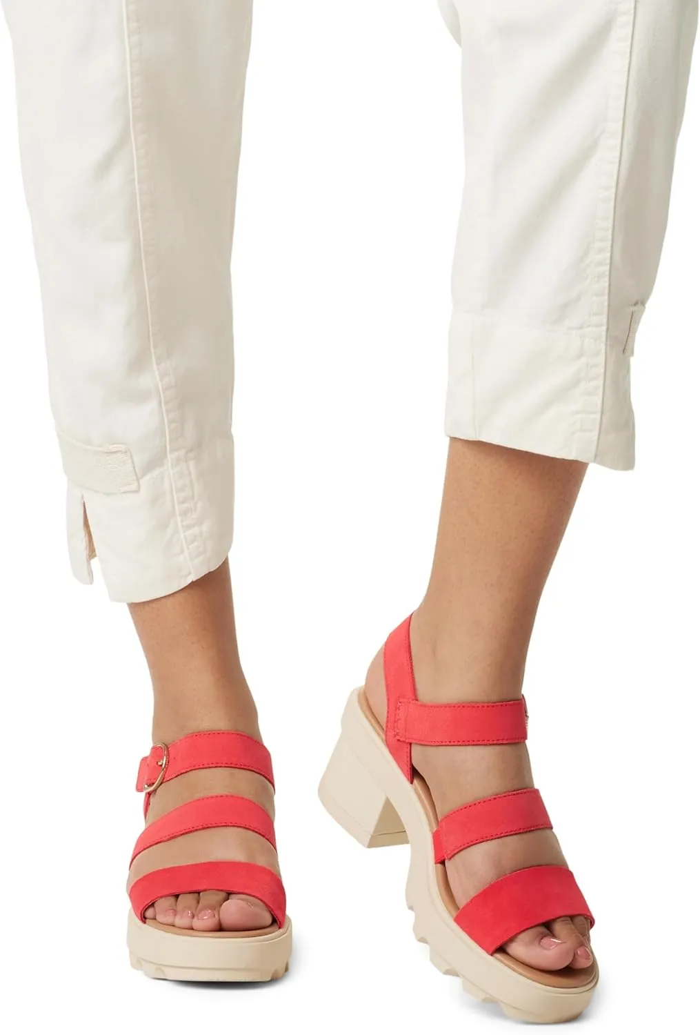 Sorel Women's Joanie Heel Ankle Strap Sandals