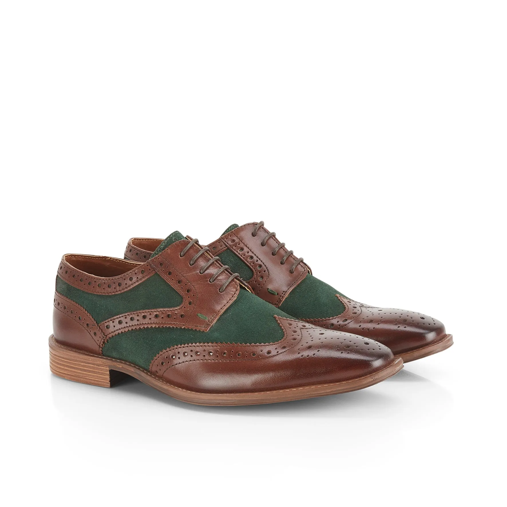 Spey Men's Brogue Shoes - Brown