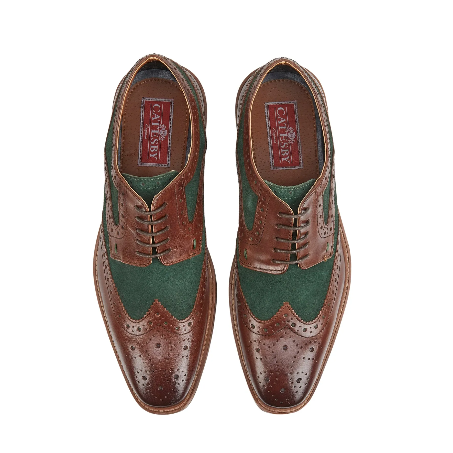 Spey Men's Brogue Shoes - Brown