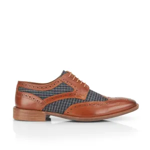 Spey Men's Brogue Shoes - Tan