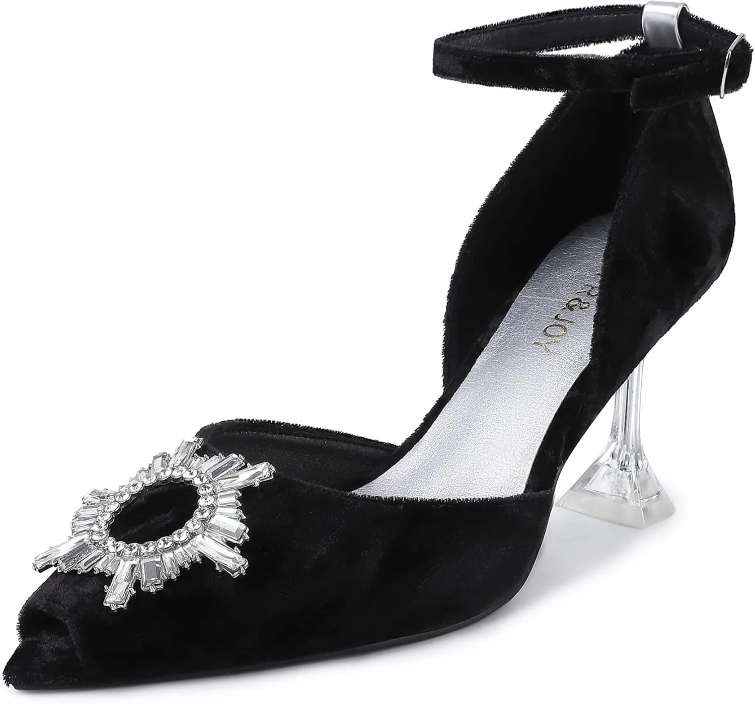 SPR&JOY Women's Pumps Comfort Closed Toe Low Heel Pump Dress Office Wedding Shoes for Women