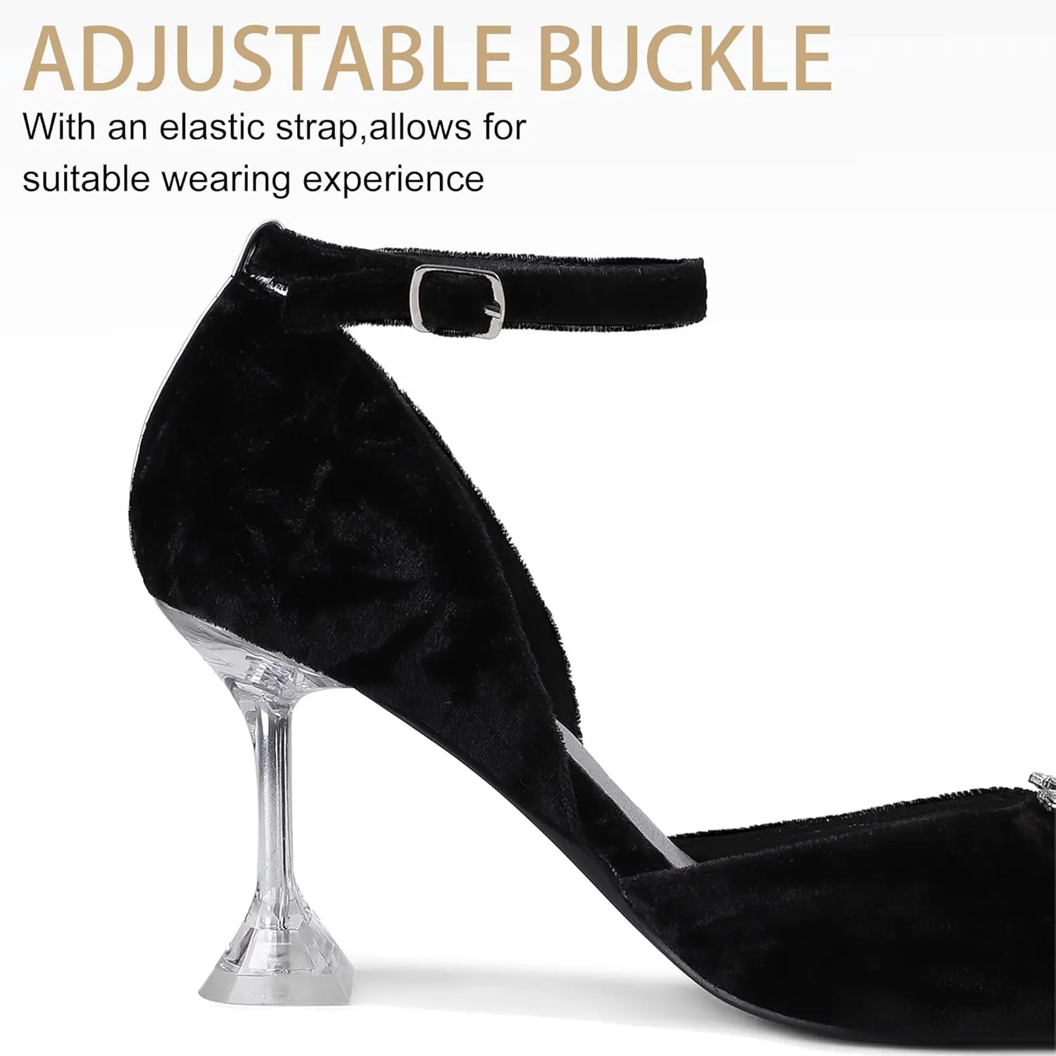 SPR&JOY Women's Pumps Comfort Closed Toe Low Heel Pump Dress Office Wedding Shoes for Women