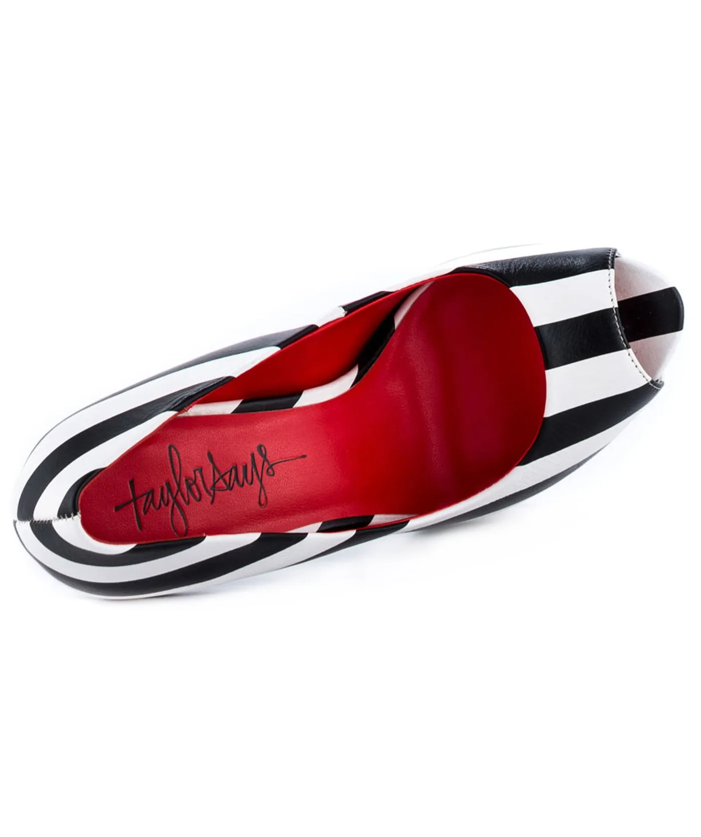 Sydney Striped Leather Platforms