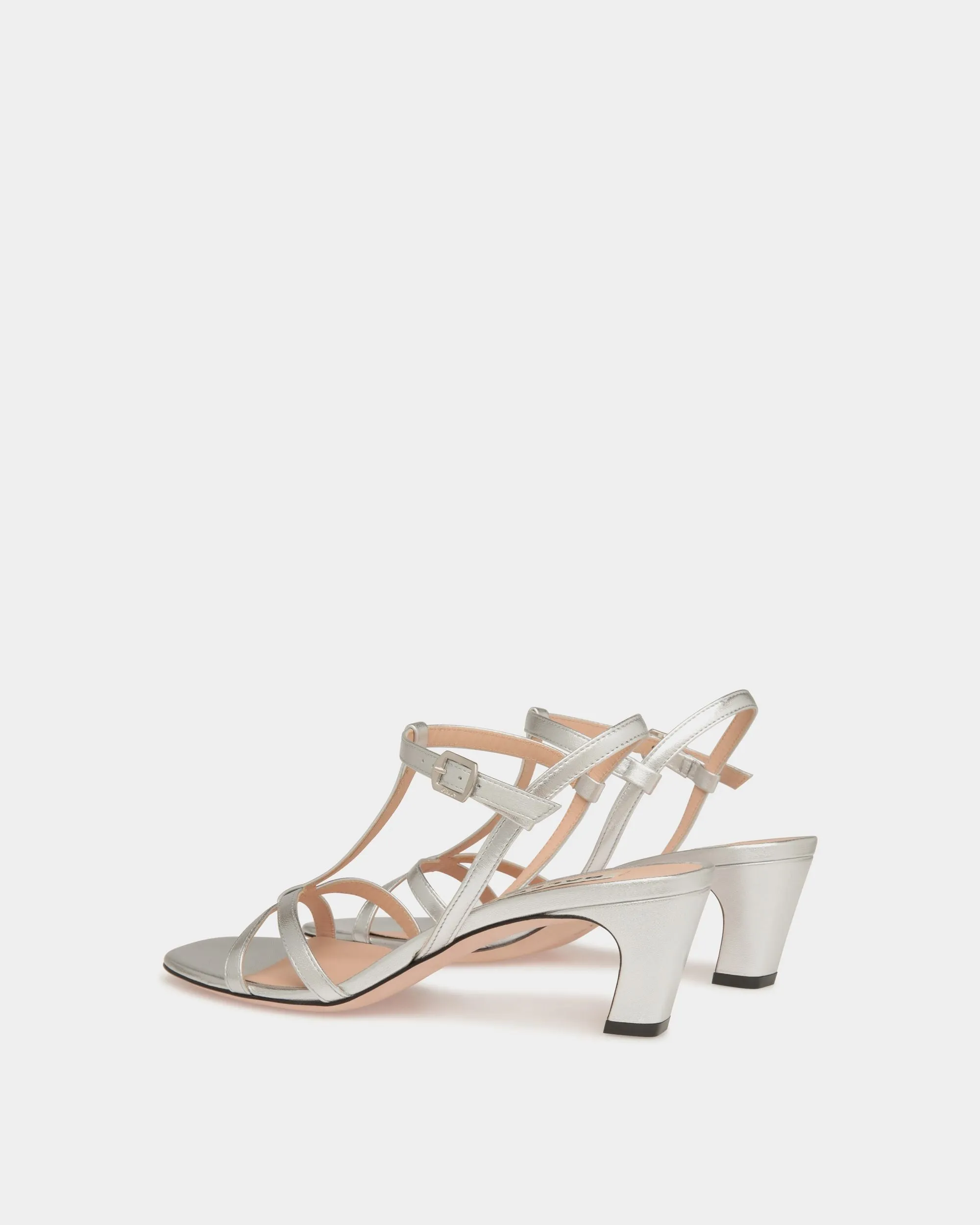Sylt Sandal in Silver Leather