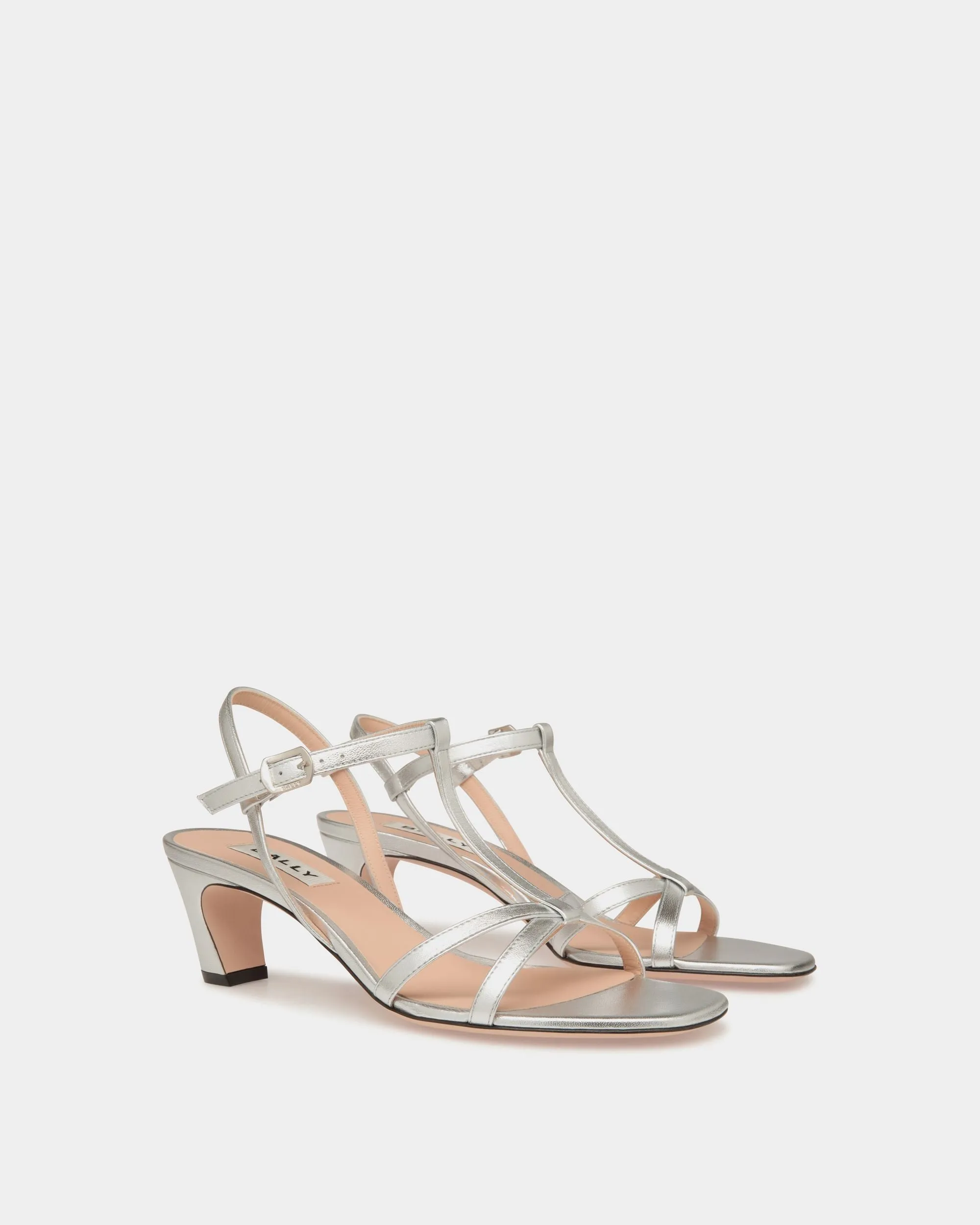 Sylt Sandal in Silver Leather