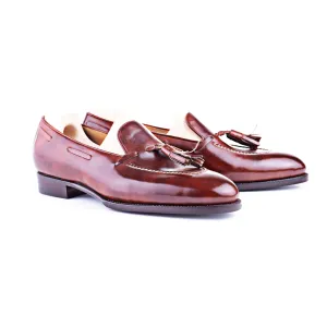 Tassel Loafer with hand stitched apron