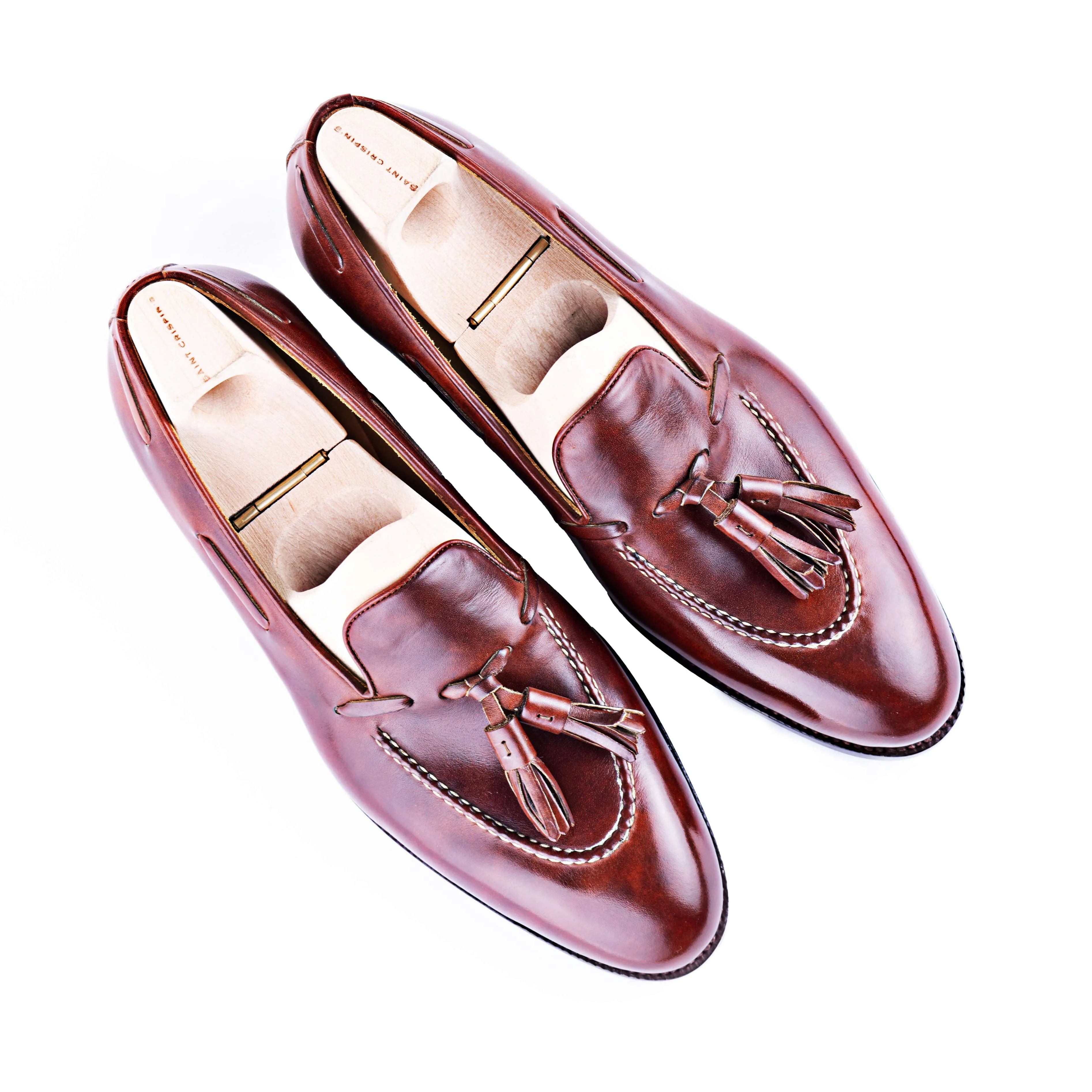Tassel Loafer with hand stitched apron