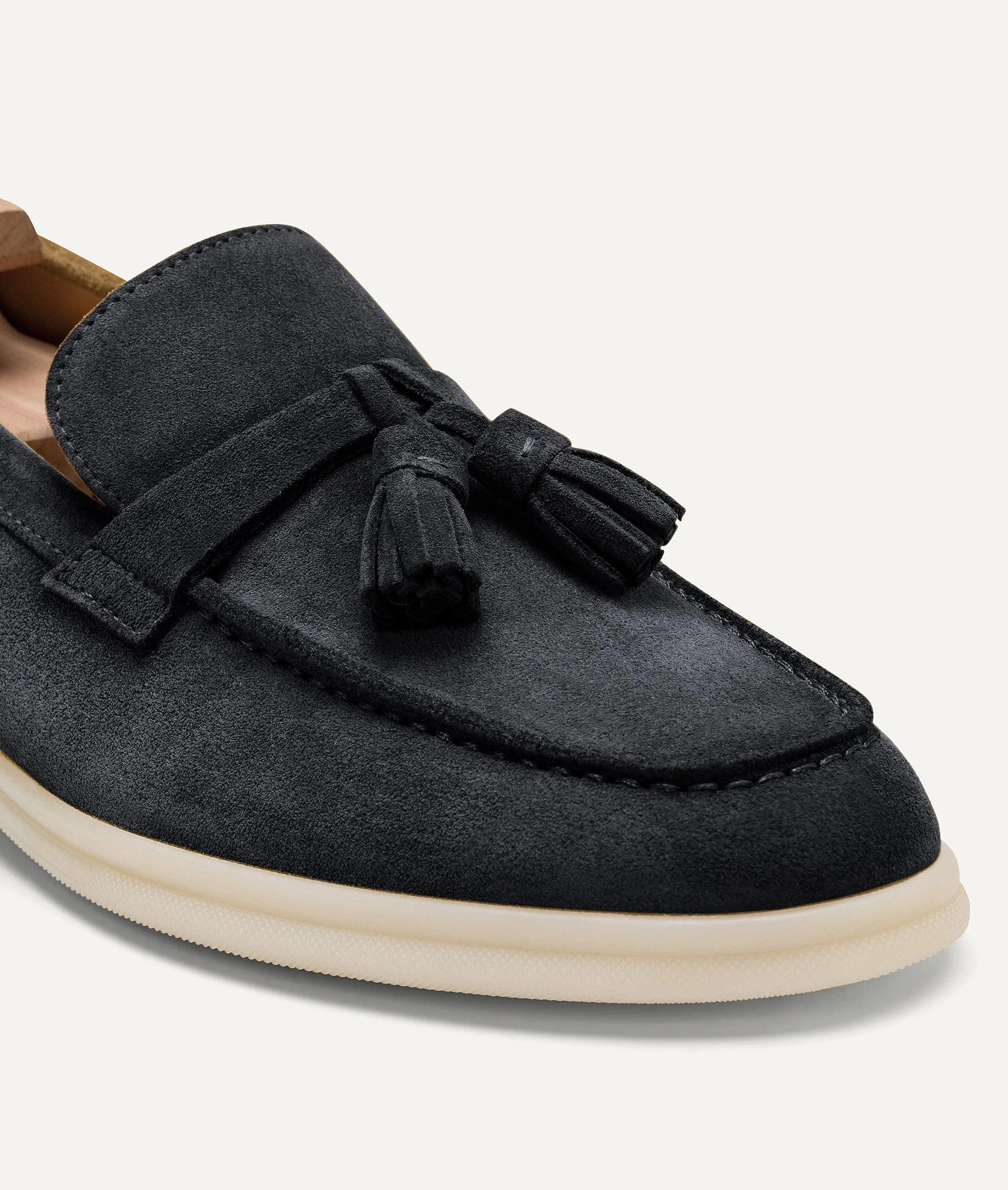 Tassel Slipper in Suede