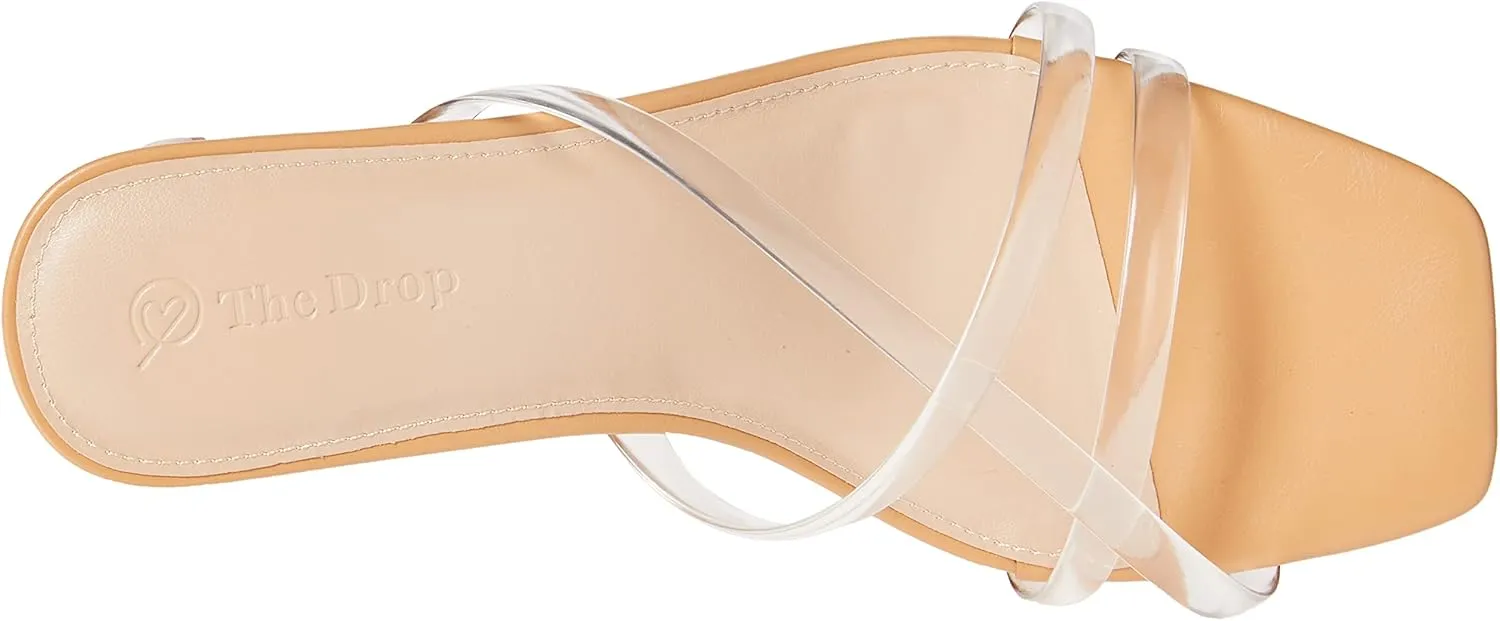 The Drop Women's Amelie Strappy Square Toe Heeled Sandal