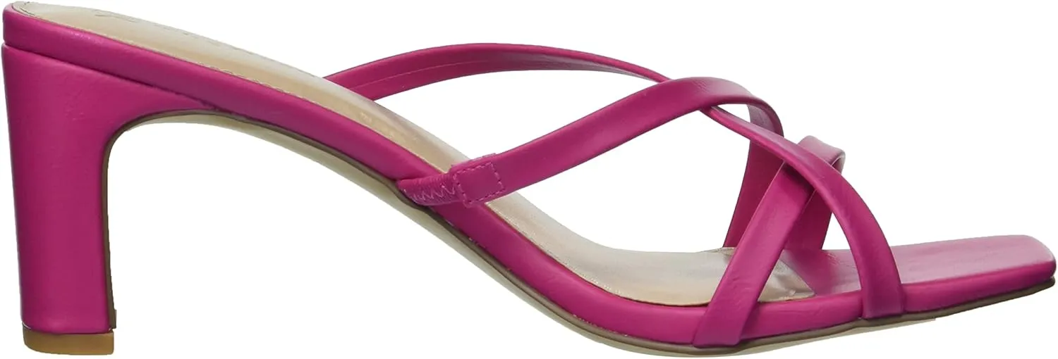 The Drop Women's Amelie Strappy Square Toe Heeled Sandal