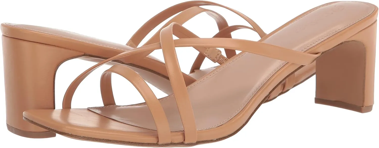 The Drop Women's Amelie Strappy Square Toe Heeled Sandal