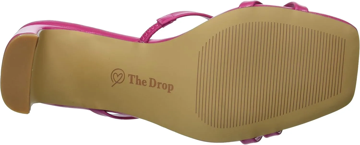 The Drop Women's Amelie Strappy Square Toe Heeled Sandal