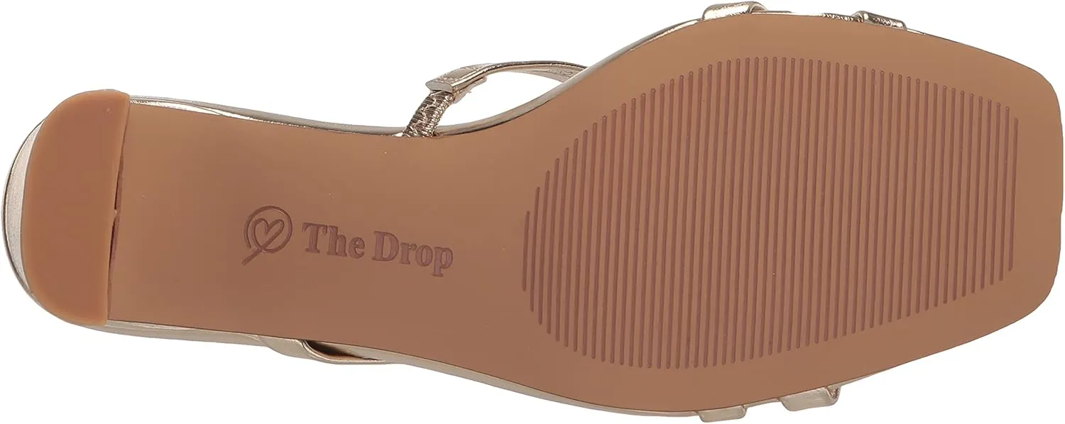 The Drop Women's Amelie Strappy Square Toe Heeled Sandal