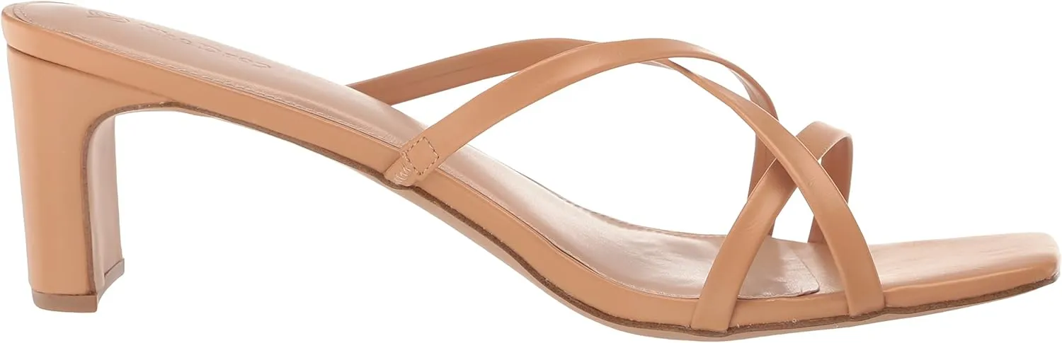The Drop Women's Amelie Strappy Square Toe Heeled Sandal